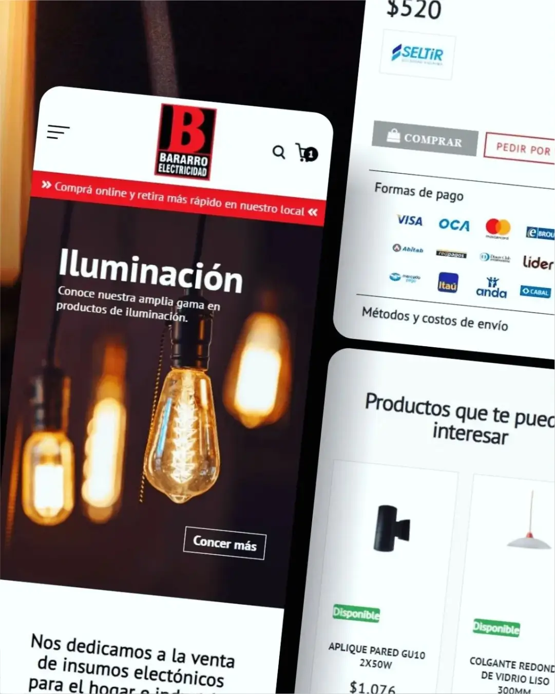 Tienda Online Bararro Electricidad